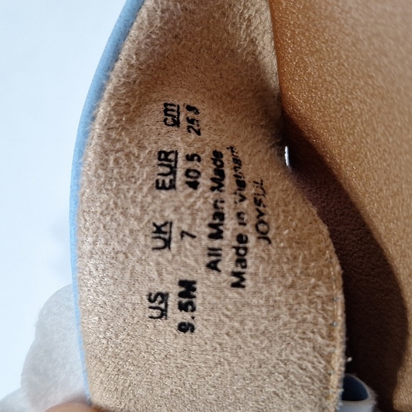 Soul Naturalizer (NEW) Blue Joyful Coquette Flower Comfort Sandals Size 9.5 - Picture 11 of 13